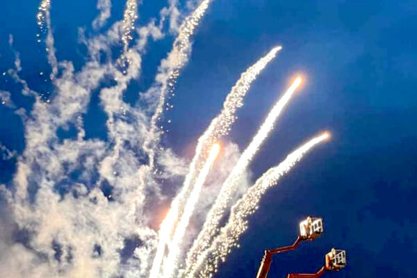 Der krönende Abschluss war das Feuerwerk am Platz in Stuhr.